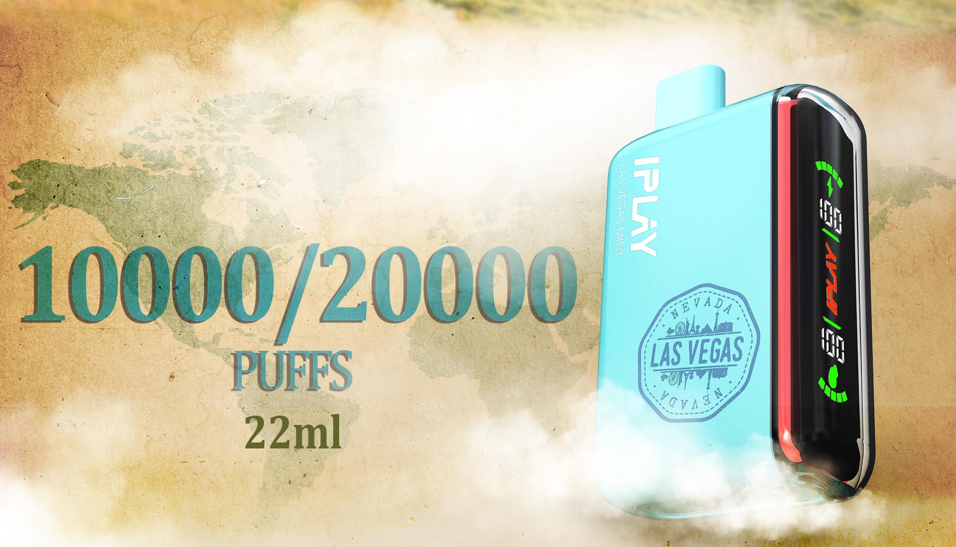 IPLAY WALKER 20000 бир жолу колдонулуучу VAPE POD - 20000 PUFSS ДЕЙИН