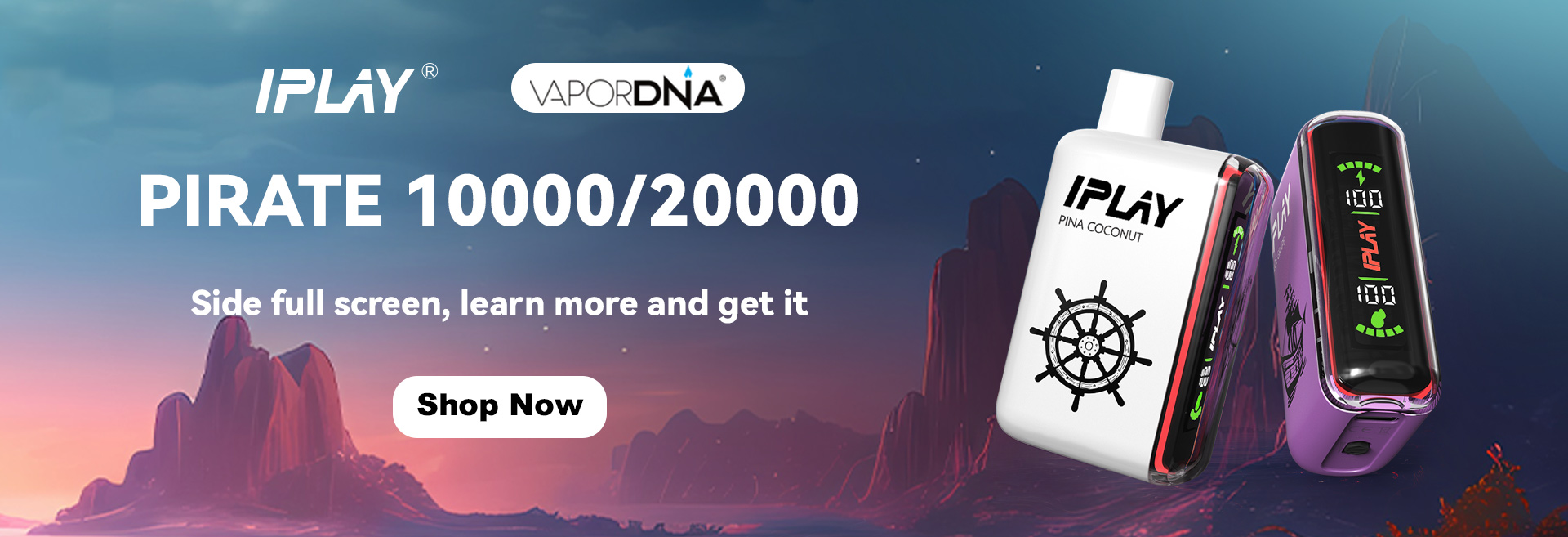 vapordna banner